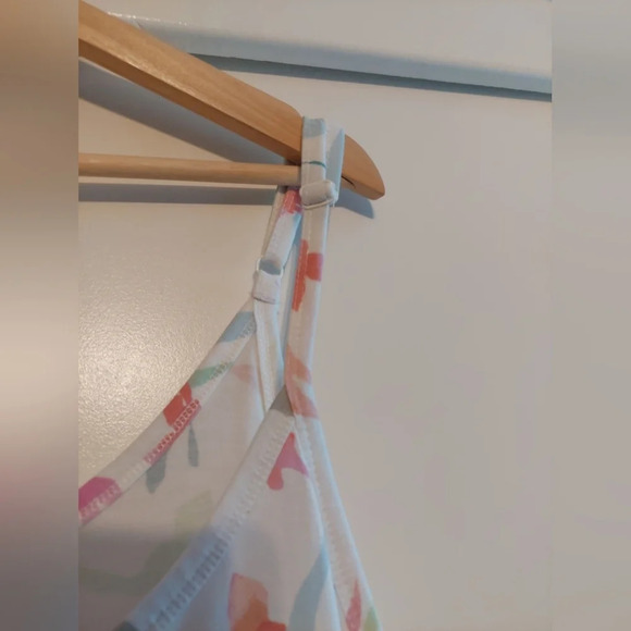 Torrid-1 soft knit Floral Camisole tank top spaghetti strap Cami 1X Summer - Picture 5 of 6